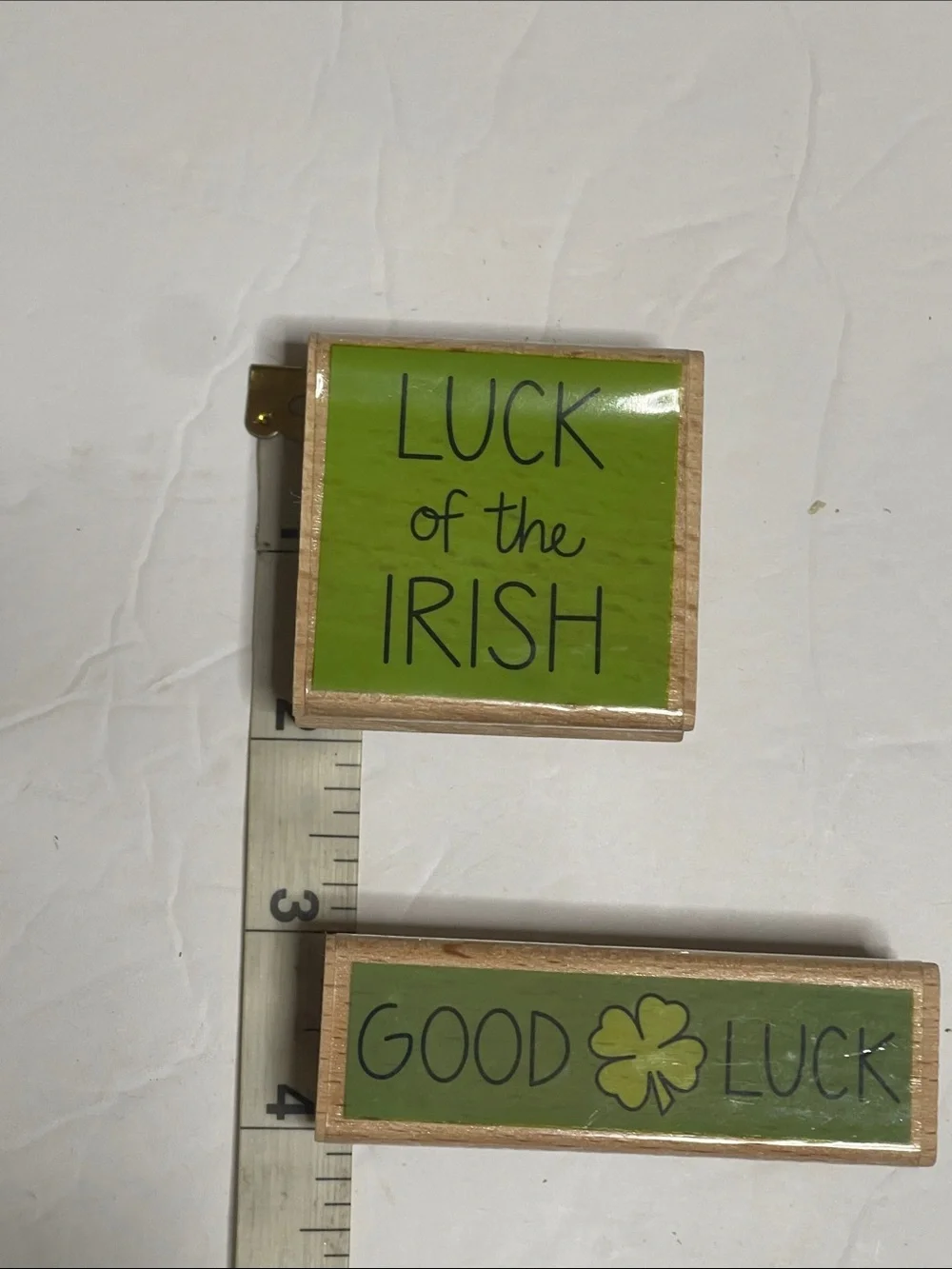 Luck of the Irish & Good Luck Green Wall Plaques - Home Wall Decor